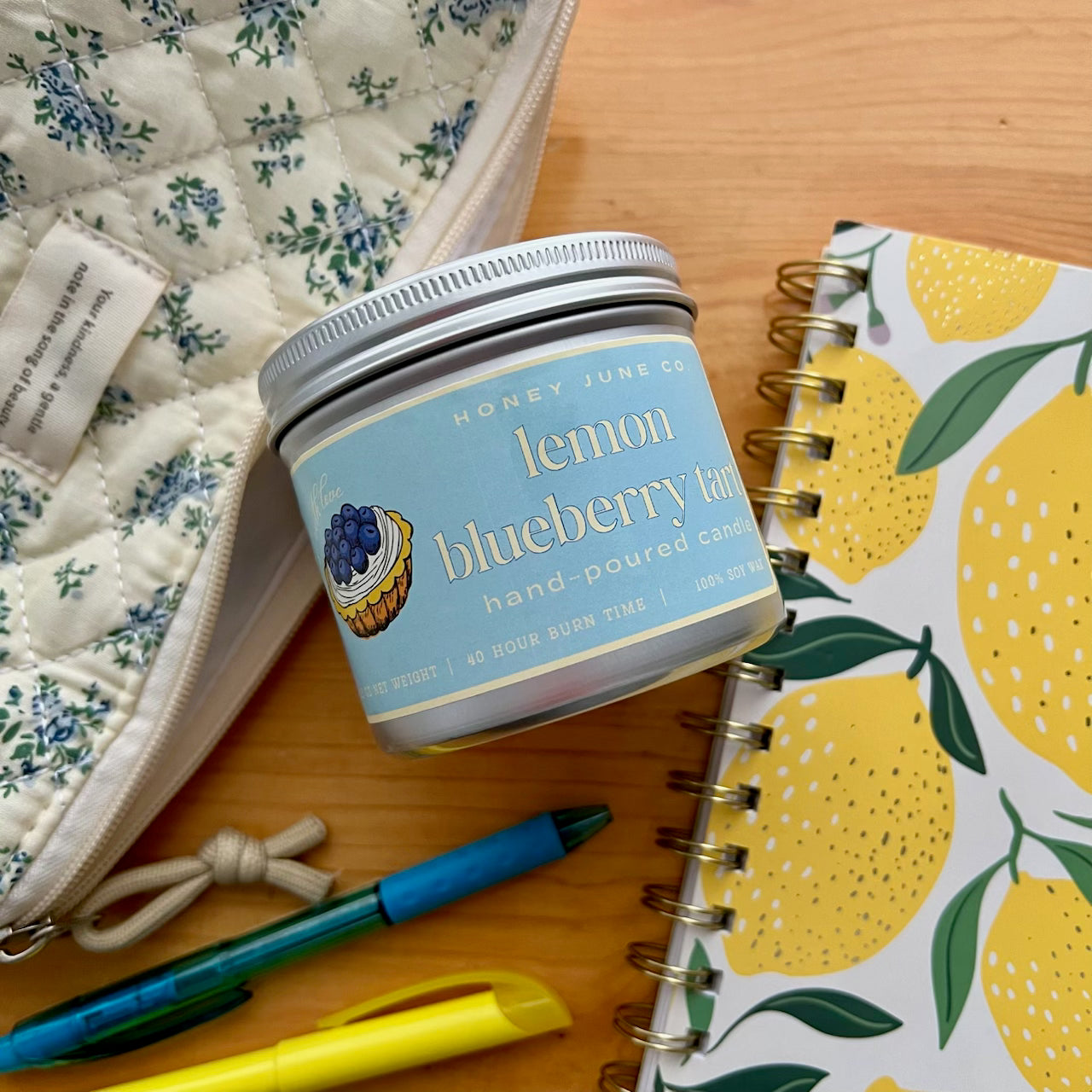 Lemon Blueberry Tart Candle
