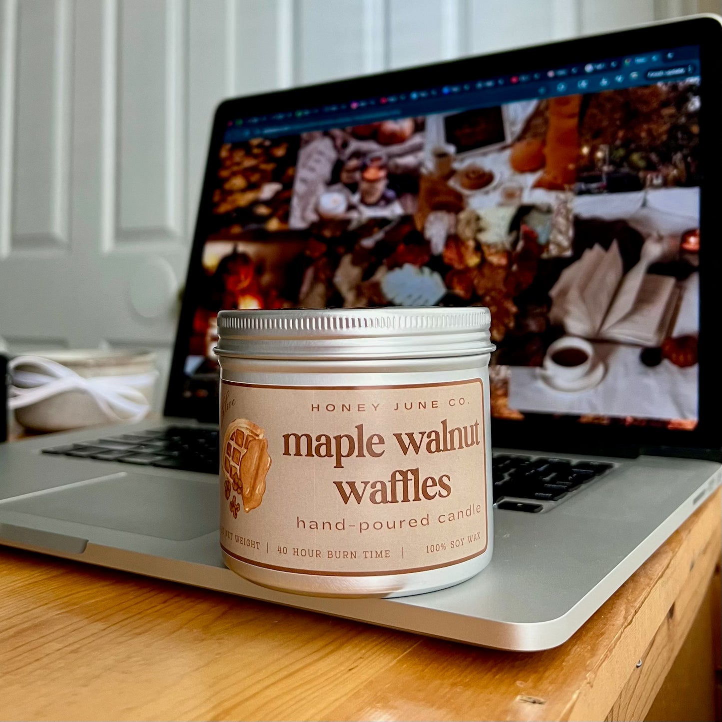 Maple Walnut Waffle Candle