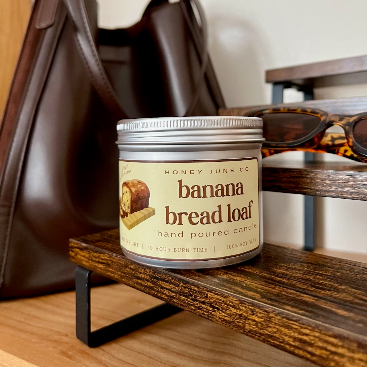 Banana Bread Loaf Candle