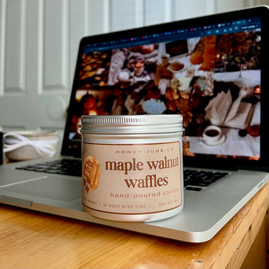 Maple Walnut Waffle Candle