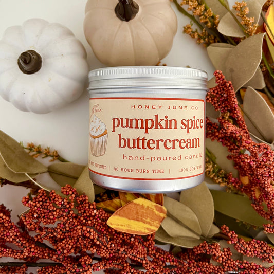 Pumpkin Spice Buttercream Candle
