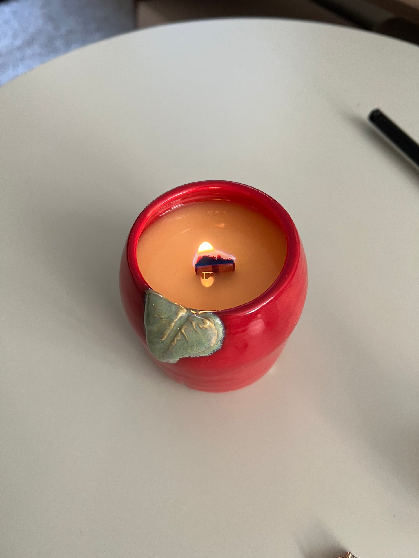 Handmade Apple Jar Candle