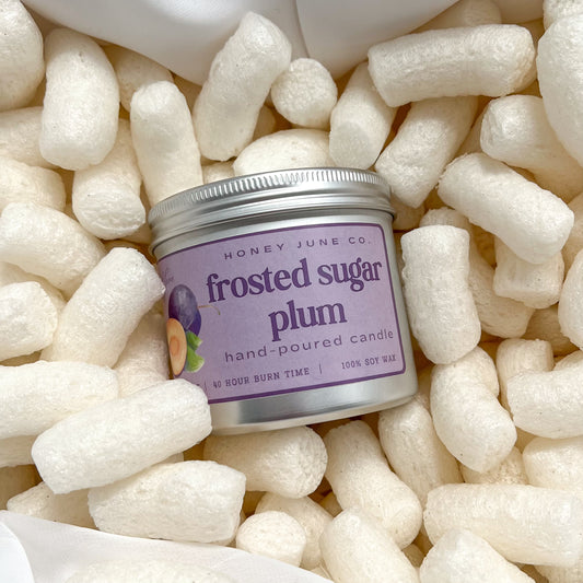 Frosted Sugar Plum Candle