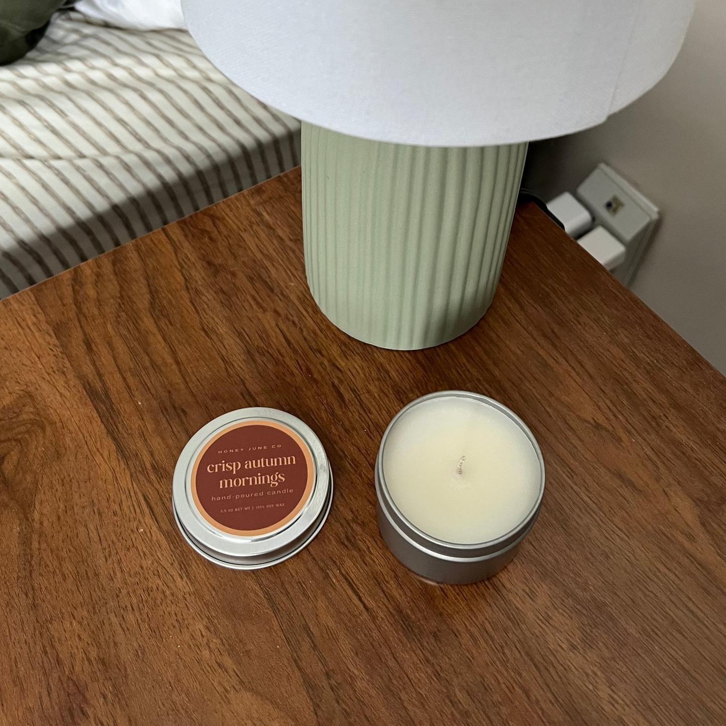 Crisp Autumn Morning Mini Candle