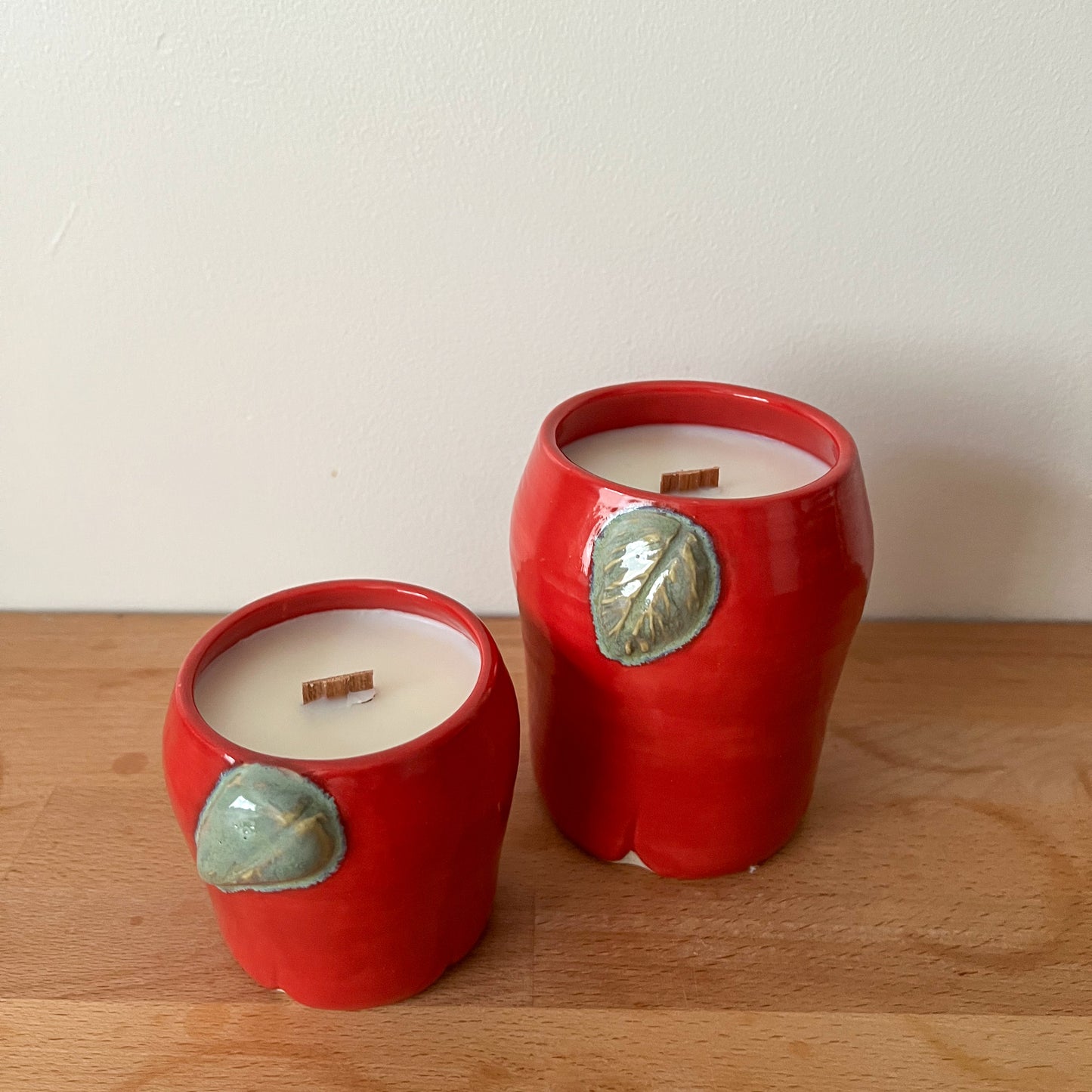 Handmade Apple Jar Candle