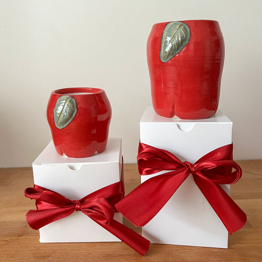 Handmade Apple Jar Candle