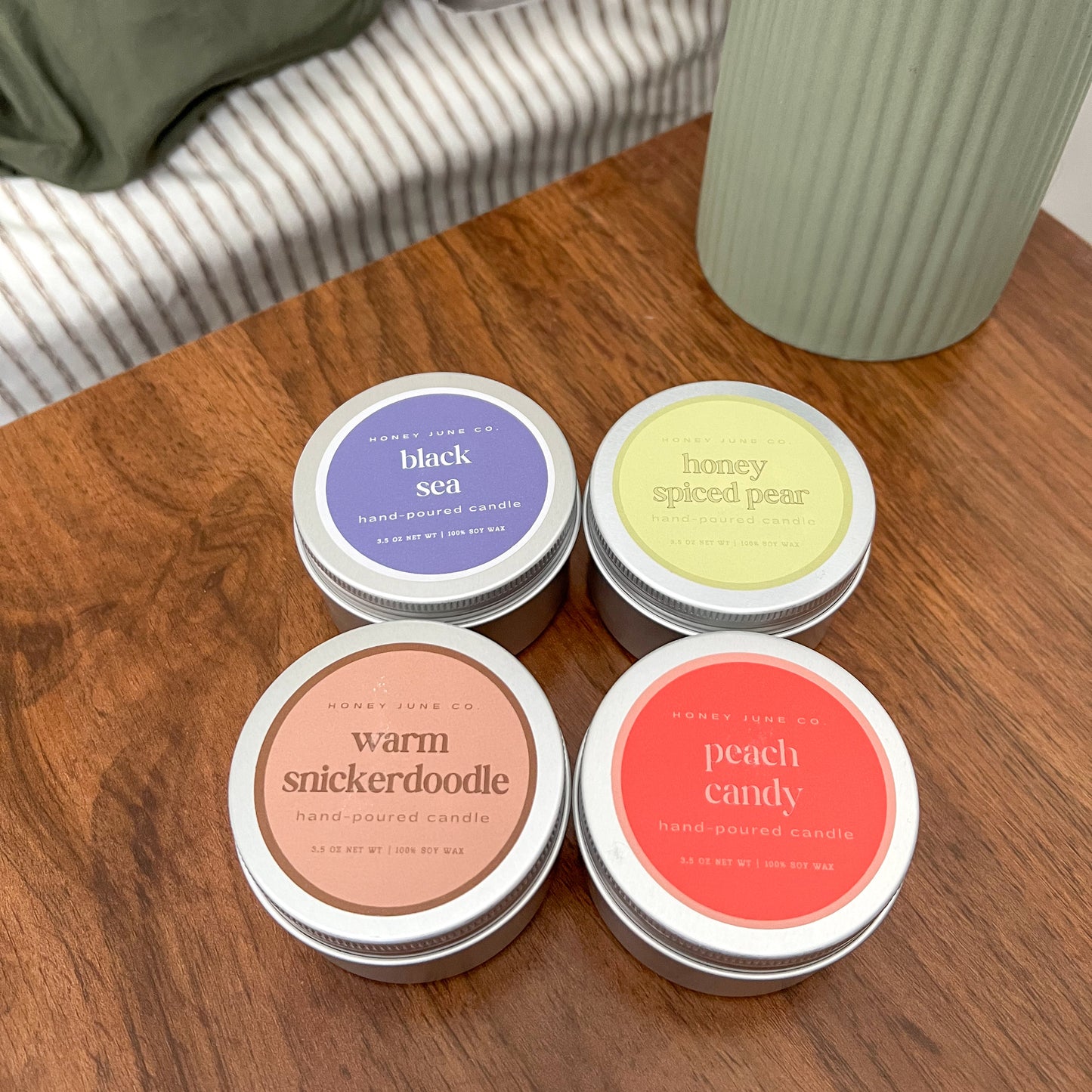 Honey Spiced Pear Mini Candle