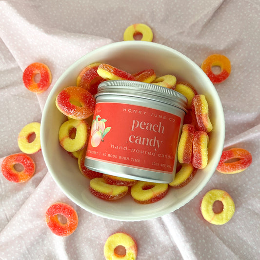 Peach Candy Candle