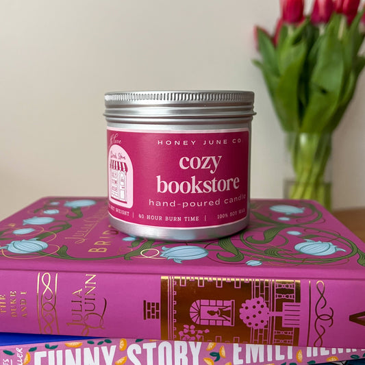 Cozy Bookstore Candle