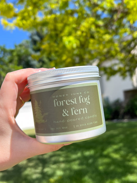 Forest Fog & Fern Candle