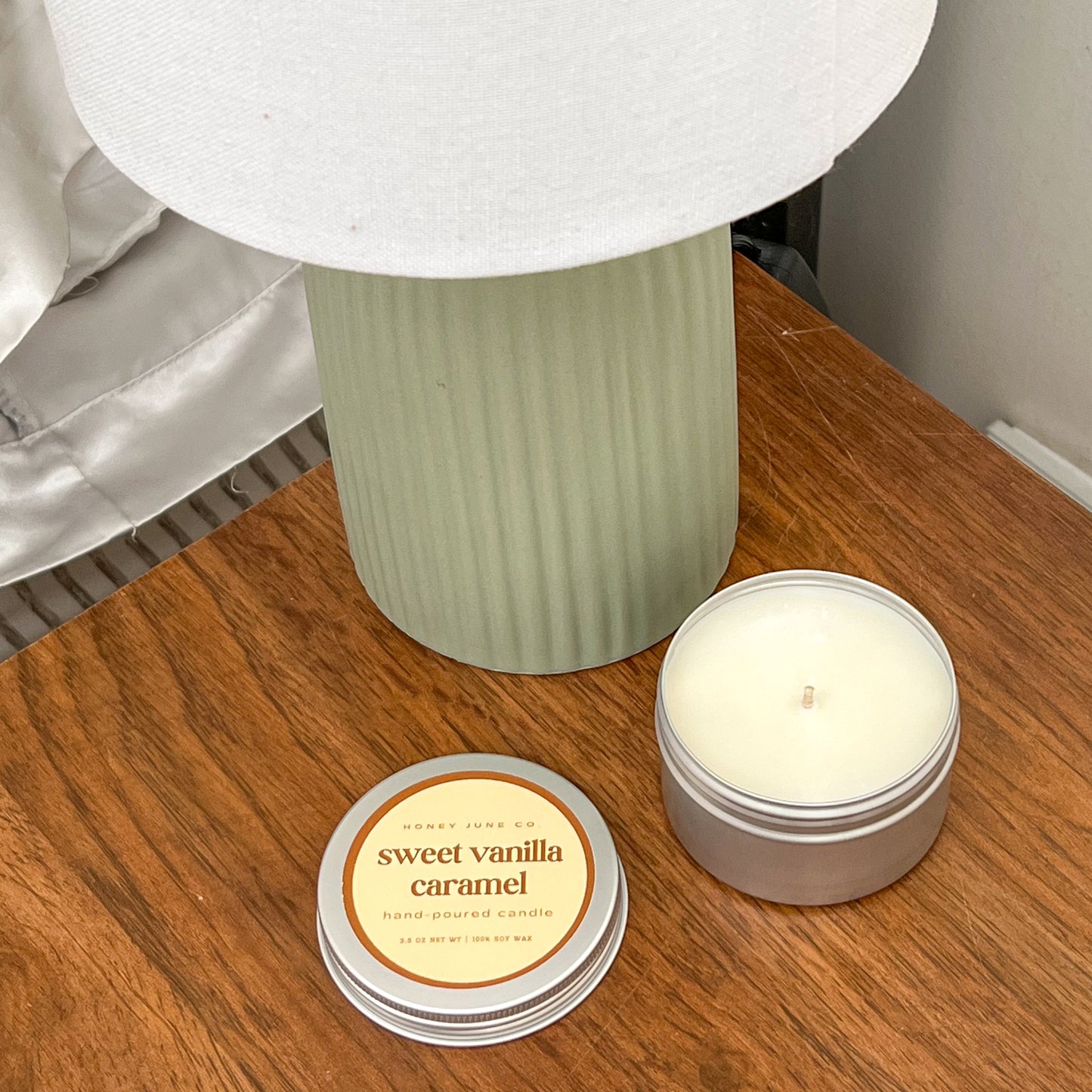 Sweet Vanilla Caramel Mini Candle