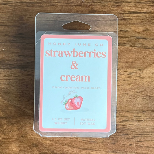 Wax Melt - Strawberries & Cream
